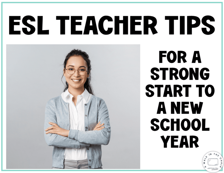 Back to School ESL Teacher Tips