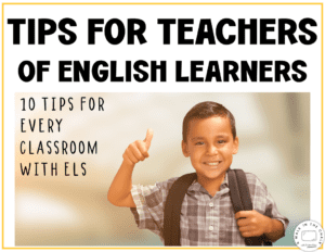 10 tips for teaching ELs