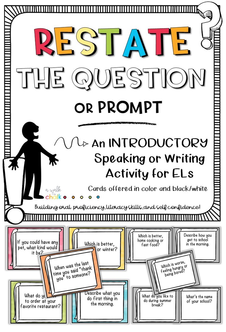 Restate the Question or Prompt