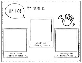 Teach Us Your Name Activity