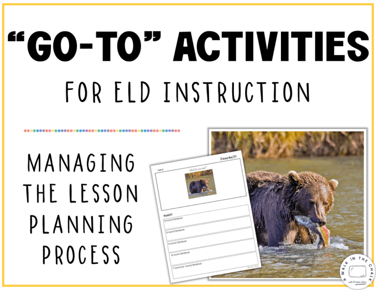 Lesson Planning for the ESL Classroom