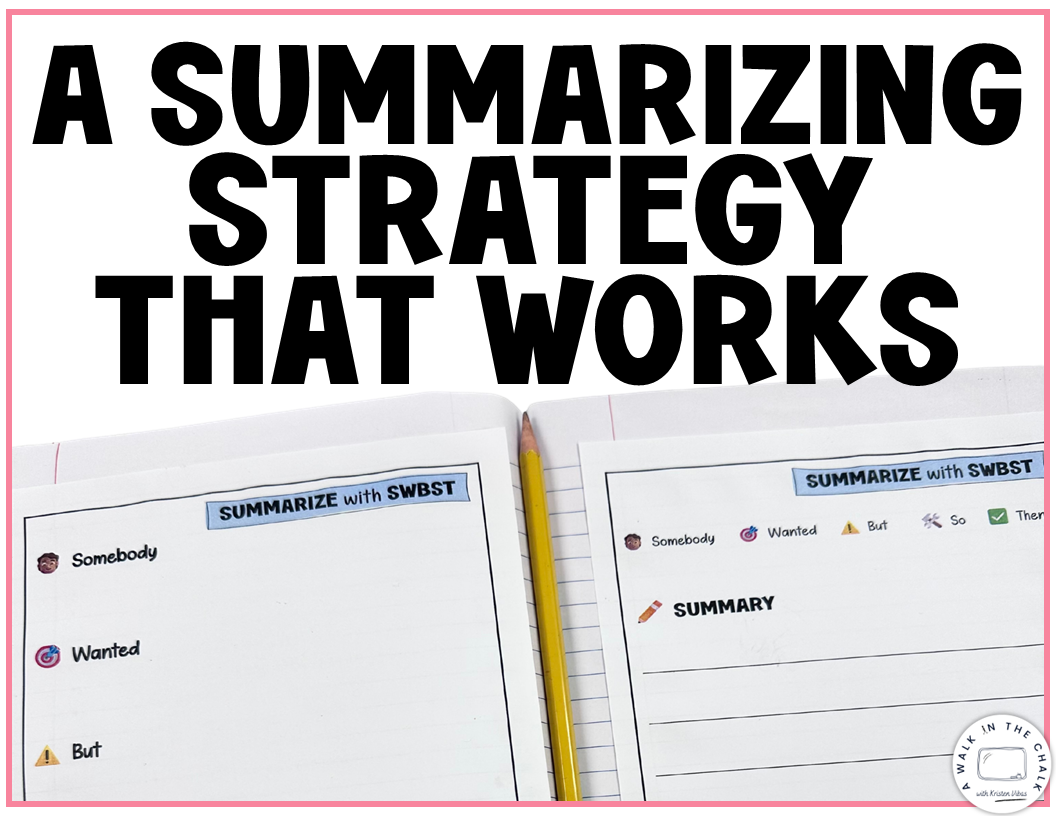 Summarize Using Names Strategy A Summarizing Strategy that Works for ELs - A Walk in the Chalk