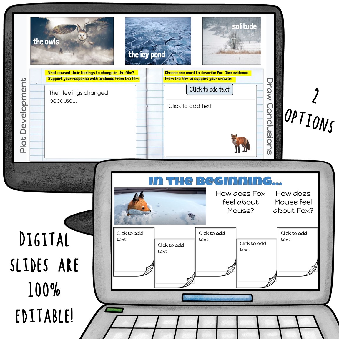 Short Film Activities for Language & Comprehension Skills | A Fox and a Mouse - Image 2