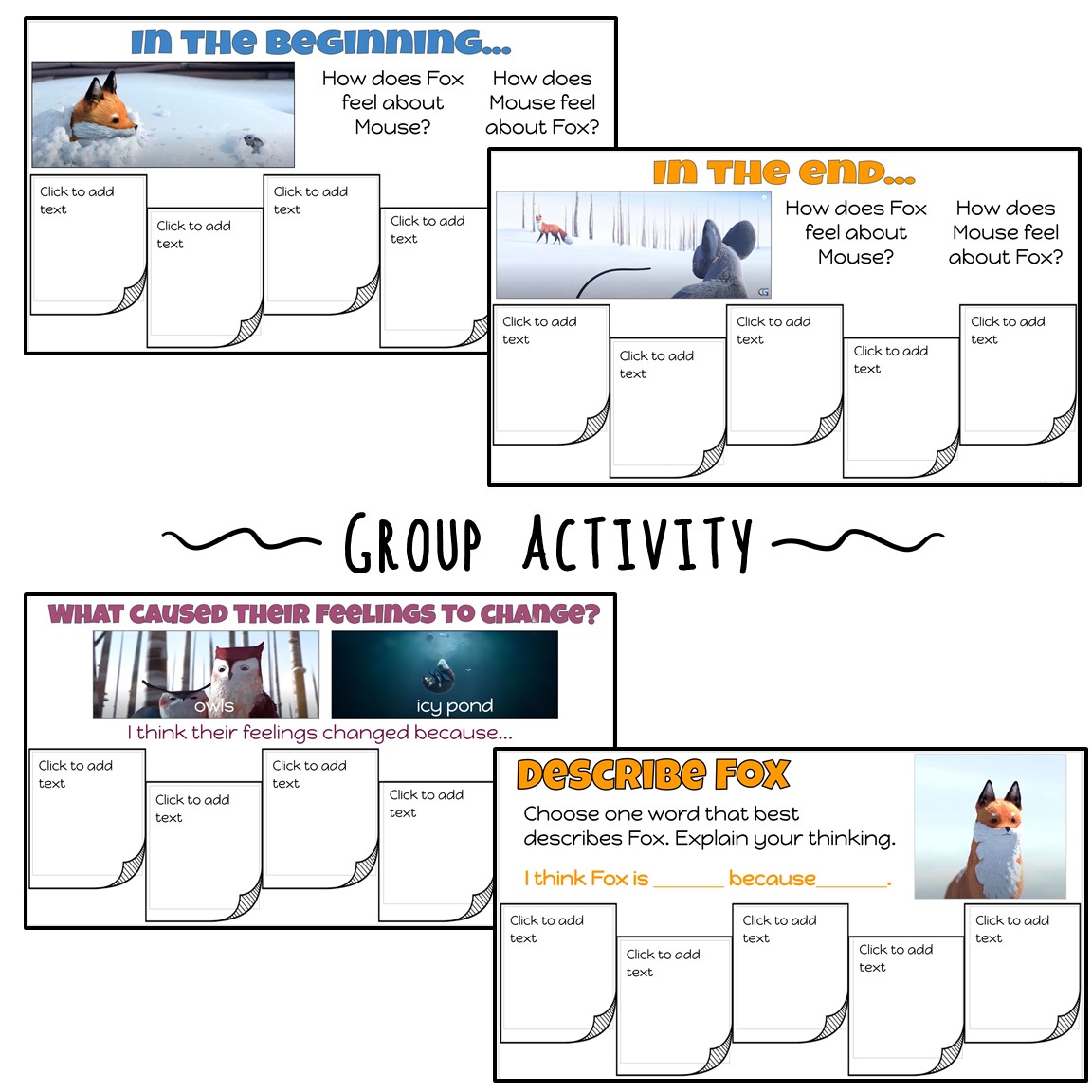 Short Film Activities for Language & Comprehension Skills | A Fox and a Mouse - Image 4
